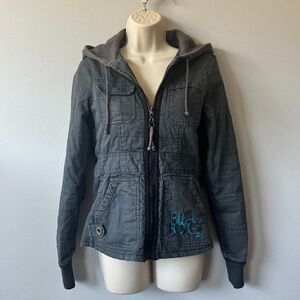 BillaBong Hooded Utility Jacket Size S